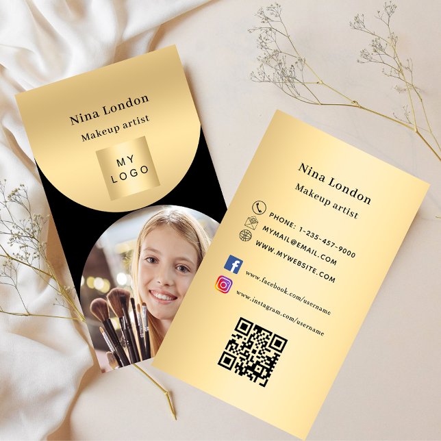 Foto Qr Social Media Logo Visitenkarte (Von Creator hochgeladen)