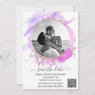 *~* Foto QR WEDD SPEICHERN SIE DAS DATUM Website A Einladung