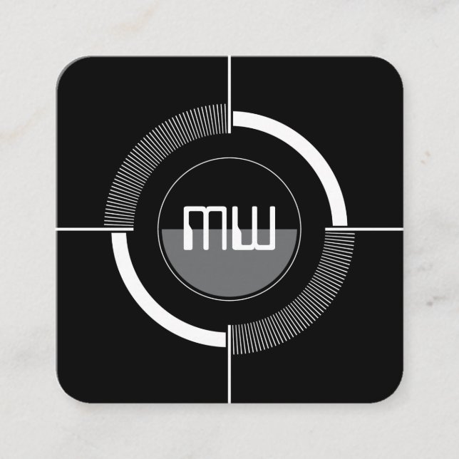 Foto Quadratische Visitenkarte (Vorderseite)