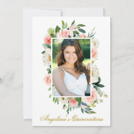 Foto Quinceanera Einladung