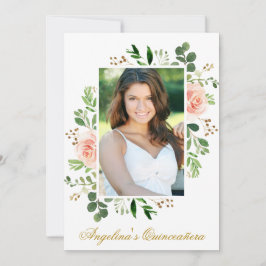 Foto Quinceanera Einladung