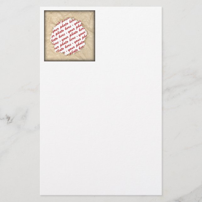 Foto-Rahmen aus gepresstem Papier (Vorderseite)