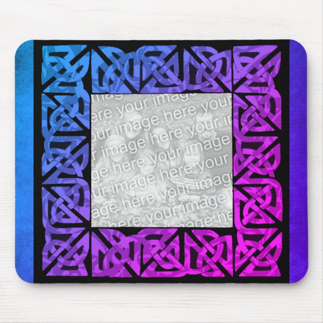 Foto-Rahmen für keltische Knoten Mousepad (Vorne)