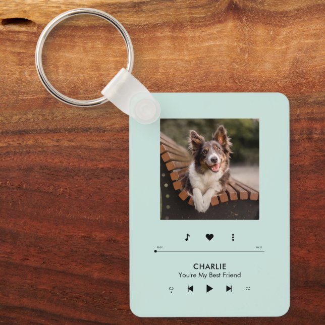 Foto-Rahmen für Musikplayer Personalisiert Schlüsselanhänger (Vorderseite)