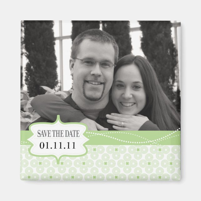 Foto-Rahmen Save the Date Magnet (Vorne)