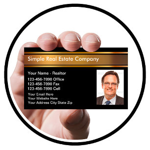 Foto Real Anwesen Business Cards Visitenkarte