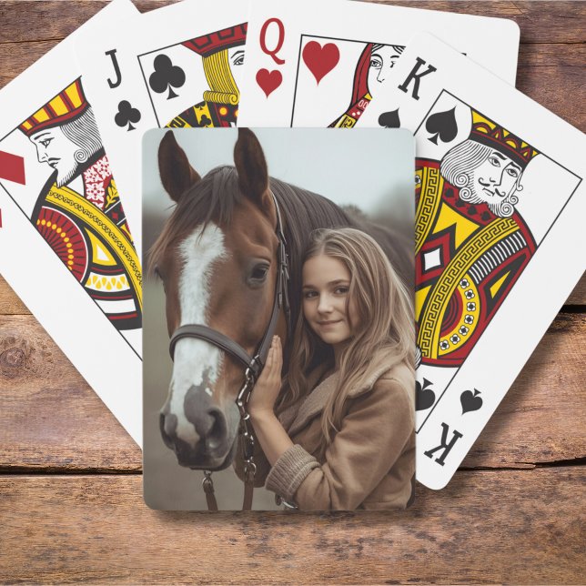 Foto Reitpferde Kartenspielen Kleine Geschenk Spielkarten (Von Creator hochgeladen)