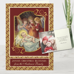 Foto religiöser Jesus Christus Weihnachten Engel