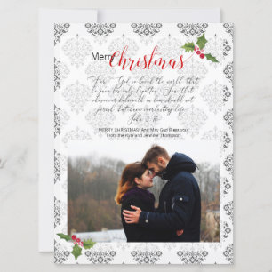 Foto Religious Christlich Card John 3:16 Feiertagskarte