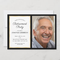 Foto Renten Party | Schwarz und Gold