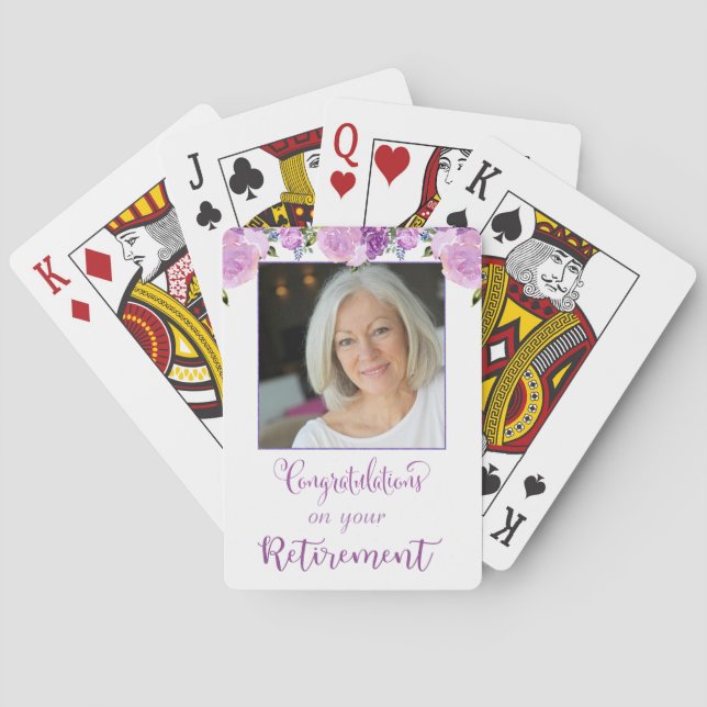 Foto-Rentenkarten Spielkarten (Rückseite)