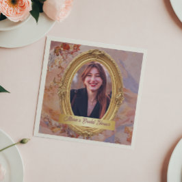 Foto Rokoko Soft Renaissance Gold Brautparty Serviette