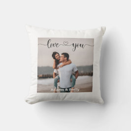 Foto romantische Liebe zum Jubiläum Kissen
