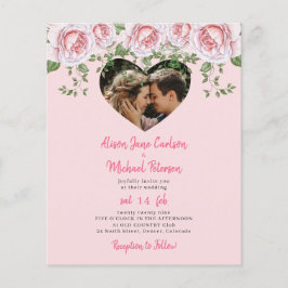 Foto Rosa Blütenhochzeit im Mittelalter Flyer