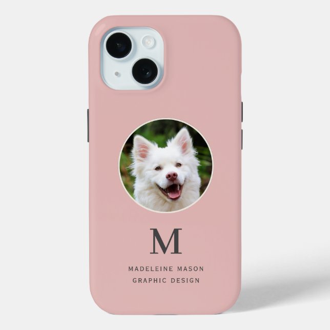 Foto Rosa Personalisiert Case-Mate iPhone Hülle (Rückseite)