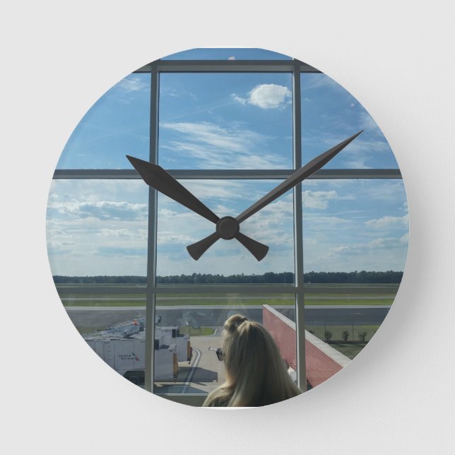 Foto Runde Wanduhr (Vorderseite)