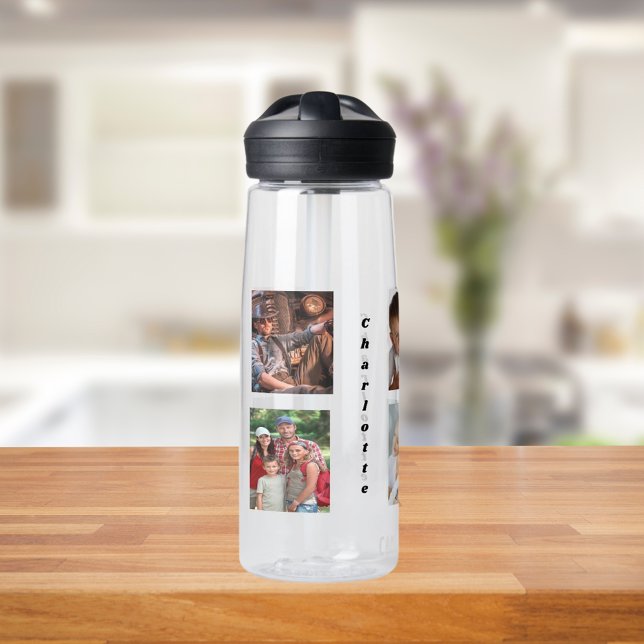 Foto sammelt Familiennamen der besten Freunde Trinkflasche (Von Creator hochgeladen)