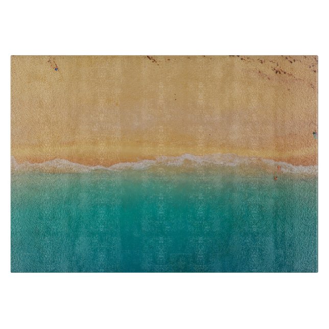 Foto Sand und Meeresküste Schneidebrett (Vorderseite)