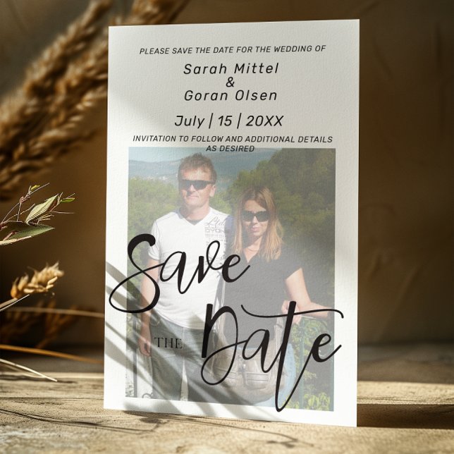 Foto Save the Date Einladung (Von Creator hochgeladen)
