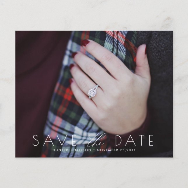 Foto Save the Date Flyer (Vorne)