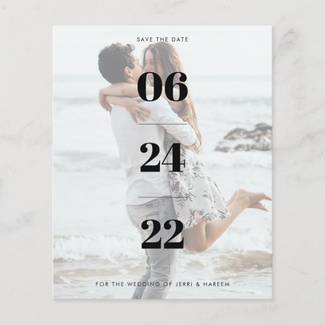 Foto Save the Date Flyer (Vorne)