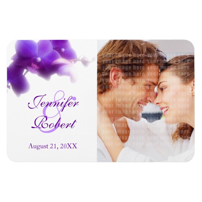 Foto Save the Date / Gefallen Hochzeitsmagnet Magnet (Horizontal)