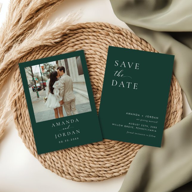 Foto Save the Date Minimalistisch Einladung (Von Creator hochgeladen)