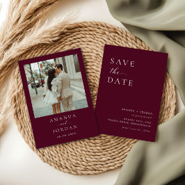 Foto Save the Date Minimalistisch Einladung