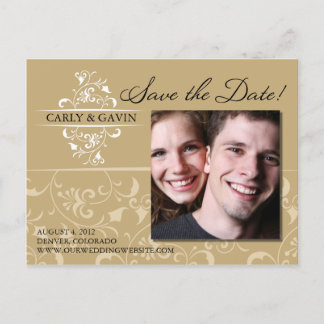 Foto Save the Date Postkarte