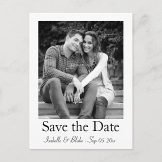Foto Save the Date Postkarte