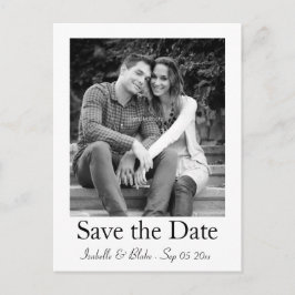Foto Save the Date Postkarte