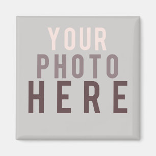 Foto-Schablone DIY des Single-Bild- Magnet