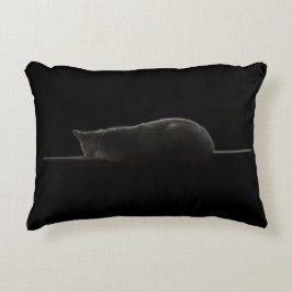 Foto Schlafen Cat Silhouette Zierkissen