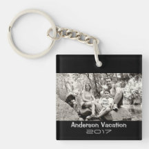 Foto-Schlüsselanhänger-Familien-Ferien-modernes