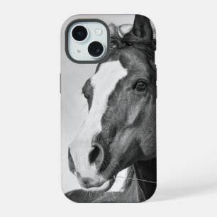 Foto Schwarz und Weiß personalisierbar iPhone 15 Hülle
