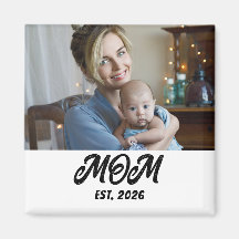 Foto Schwarz Weiß Schrift Mama Gegründet