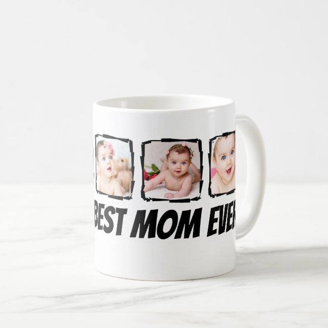 Foto Scribble Frame Personalisiert Kaffeetasse (VorderseiteRechts)