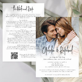 Foto Script QR Details UAWG Wedding All in one Einladung