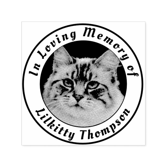 Foto-selbstfarbige Briefmarke für Memorial hinzufü Permastempel (Design)
