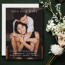 Foto Simple Save the Date Wedding