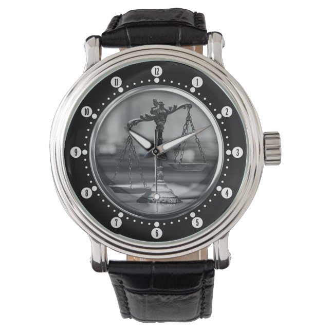 Foto-Skala | Rechtsanwälte Armbanduhr (Vorderseite)