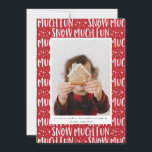 Foto-Skripttext in modernem Design<br><div class="desc">Joyful Foto Skript Text moderne Urlaubskarte. Die Hintergrundfarbe kann geändert werden,  um das Foto in Anzug zu bringen. Teil einer lustigen,  winterlichen Ferienkollektion.</div>