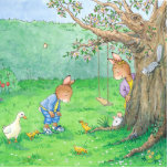 Foto-Skulptur Freistehende Fotoskulptur<br><div class="desc">"In den windigen Häschen" unsere Bilderbuch-APP,  ist es Frühjahr im Karottenkuchen-Park: "Wir haben Entlein durch unseren Baum-quacking,  snacking 1-2-3!"</div>