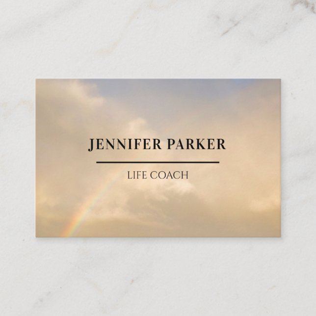Foto Sky Business Card Visitenkarte (Vorderseite)