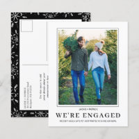 FOTO Snowflake Winterankündigung Verlobung