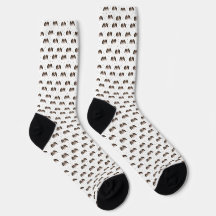 Foto-Socken mit benutzerdefinierter Dog-Vorderseit