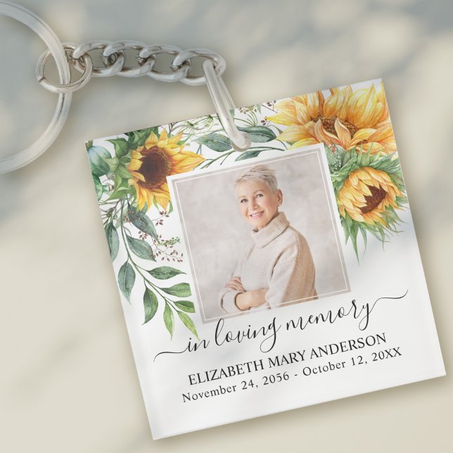 Foto Sonnenblumen-Gedenkstätte für das liebende Ge Schlüsselanhänger (Von Creator hochgeladen)