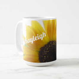 Foto Sonnenblumen Kaffeetasse