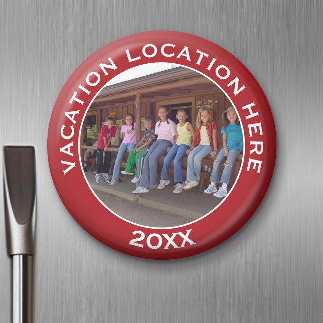 Foto Souvenir für Wiedersehen & mehr Magnet (Custom Magnet)