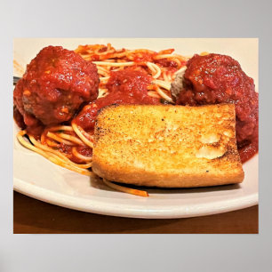 Foto Spaghetti und Meatballs Poster